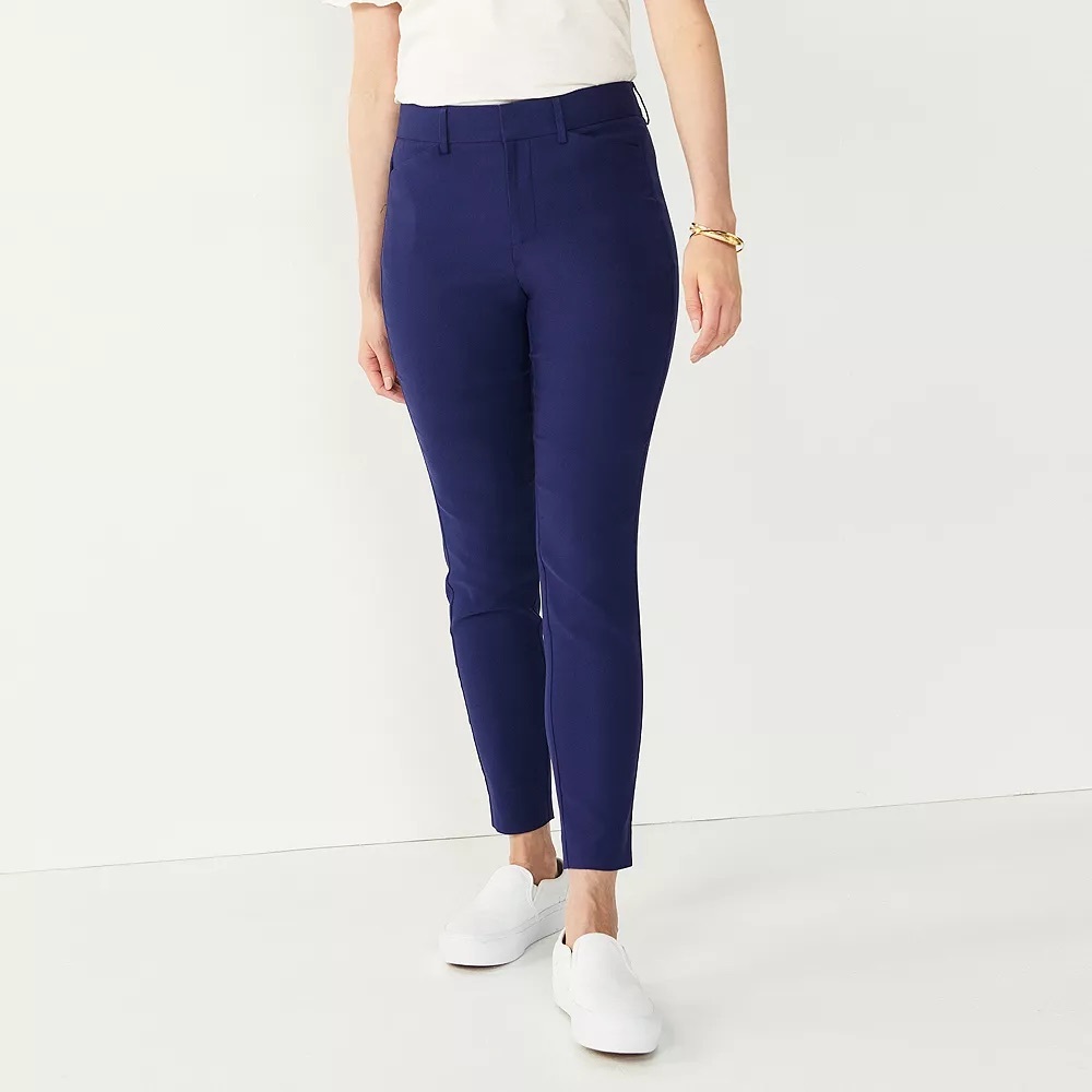 NWT Nine West 14 Short High Rise Tapered Pants